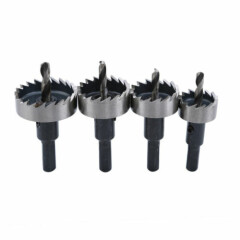 Long Carbide Tip Drill Bits Hole Saw Cutter Tool Stainless Steel SH
