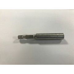 Hanson 93718 Magnetic Insert Bit Holder, For 1/4" Hex Bits, With C-ring, 1/4"