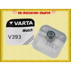 11 X Varta V393 SR48W SR48 AG5 Silver Oxide Button Cell Watch Batteries 
