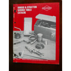 Briggs & Stratton Service Tools Catalog OEM MS-8746-7/95