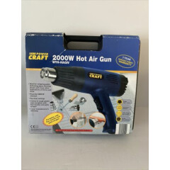 Power Craft Hot Air Gun - 2000W Complete With Attachments - Fully Working - Used