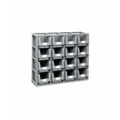 Shelf with 16 Plastic Containers 1025x310x885h 