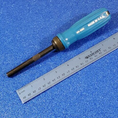 CLASSIC ARMSTRONG RATCHETING SCREWDRIVER 66-580 MAGNETIC TIP FOR 1/4 SHAFT BITS 