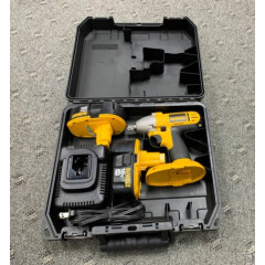 DEWALT DC821 1/2" Impact w/Case, Charger, 2 XRP Battery, and Impact Tool **
