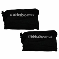 Metabo HPT/Hitachi 322955 Dust Bag for C8FS, C10FCH, C12FDH Miter Saws (2-Pack)