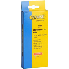 1000 Tacwise 40mm 18 Gauge Brad Nails18g Galvanised 180 Type for Nail Guns