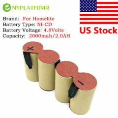 For Homelite 4.8V 2000mAh Ni-CD Battery Pack UT20683 DA06965A 06965 Trimmer US