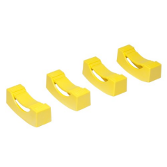 Ernst Manufacturing Jack Stand Covers Set of 4 Yellow