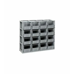 Shelf with 16 Metal Containers 102x31x88,5h 