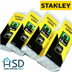 Heavy Duty Staples Stanley Refill Pins Available in 6mm 8mm 10mm 12mm 14mm