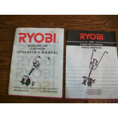 RYOBI Cultivator Model 410r Owners Operators Manual & Parts Manual