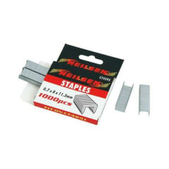 1000 Piece Flat Wire Staples 8 mm leg length - 0.7 mm Wire Gauge - 11.3 mm Crown