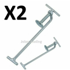 2 X 175mm T-Type Bricklaying Profile Clamp Zinc Plated Prevent Corrosion 5596