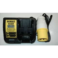 NEW & GENUINE DeWALT DCB115 18V 5A Jobsite Charger 110V Yellow Plug
