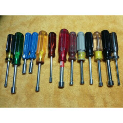 ASSORTED NUTDRIVERS DIFFERENT SIZES AND BRANDS #MA-124