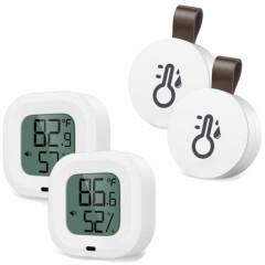 1/2x 20-50M Bluetooth Monitor Indoor Thermometer Hygrometer Temperature Humidity