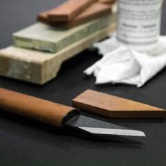 KAKURI Japanese Craft Knife Kiridashi Kogatana 180mm mujirushi SAKURA wood