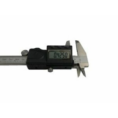 digital vernier caliper flip up display left and right hand reading 0-150mm / 6"