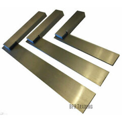 4" (100mm) Or 6" (150mm) Or 8" (200mm) Engineers Polished Try Steel Set Square 