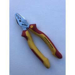 Wiha Professional Electric Crimping Pliers 180mm 7.25" Insulated 1000V Rated