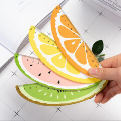 1pc Cute Wooden Straight Ruler Creative Fruit School Office Supply drawing t MJ