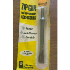 Zip-Gun Cold Chisel (15) A-46073A Air Hammer Vintage Chicago Pneumatic NOS NEW