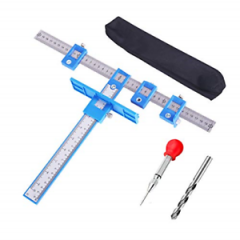 Cabinet Hardware Jig Drill Punch Locator for Handles and Knobs Aluminum Alloy