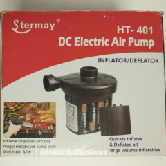 Portable Air Inflator, Stermay HT-401 Battery Mattress Pump Quick-Fill Inflator