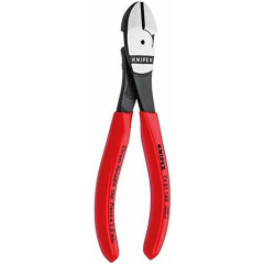 Knipex 7401160 High Leverage Diagonal Cutters Black Plastic Coated 6 1/4 In
