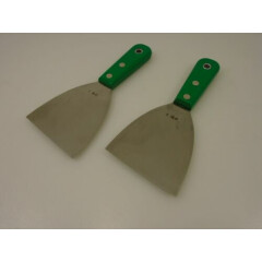 R Murphy USA Set of (2) Scrapers Tools S-3 1/2 F Shamrock Brand Angled Blade New