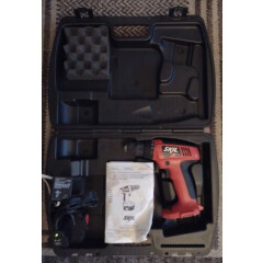 Screw Gun SKIL Cordless Tools Red Drill Brochure Hard Case Battery & Cord & Case
