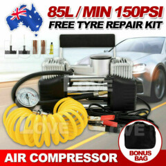 12V 85L/min Air Compressor Tyre Deflator Inflator 150PSI Portable 4WD Car Truck