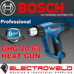 BOSCH Blue 2000W Heat Gun Variable Temperature Digital Guage 3 Stage - GHG 20-63