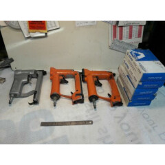 Job lot Atro & Senoc pneumatic staple guns & staples Tacker upholstery Fixing 