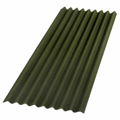 Corrugated sheet Monolayer Base 9 PPHR Green Size 200x85h cm 