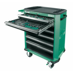 Professional Workshop Trolley with 321 Pieces Tool Set 7 Drawer Tool Trolley Cart 