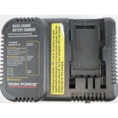 Task Force Model 29063 18V Fast Quick-Charge 1 - 1.5 Hr Charger Battery Charger