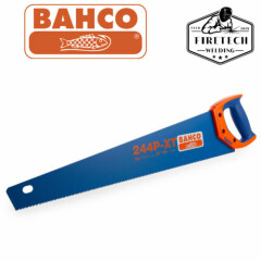 BAHCO 244P-XT 22" Hand Saw 9TPI Medium Cut Hard Point Premium Blade Soft Grip