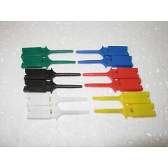 12 pcs Mini Grabber SMD IC test clip jumper 6 color ship from USA