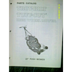 Garden Way Tuff Cut II High Wheel Mower 1986 Parts Catalog (See List Below)