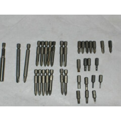 35pcs; Assorted Insert bits for power drivers. Read below for details 