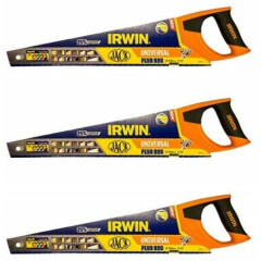 3 Pack - Irwin Jack 10505212 880UN Universal 20"/550mm HardPoint Wood Hand Saws