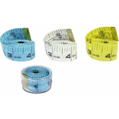  New 1pc 60" 150cm Soft Fibric Cloth Tape Measure Ruler Dual Sided SAE & Metric 