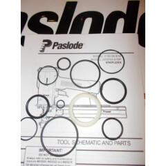 Paslode Stapler 3200/50 S16/W16 O-Ring Kit + Cylinder Seal 402725