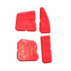 Grout Straightener Set 4 Piece Silicone Acrylic Remover Grout Remover Silicone Straightener Red 