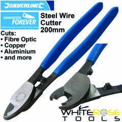 Silverline Steel Wire Cutter 200mm Brake Copper Aluminium Cable Cutting Pliers