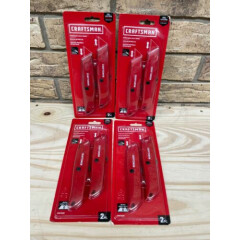 CRAFTSMAN RETRACTABLE UTILITY KNIVES SET OF 4- 2PK BRAND NEW