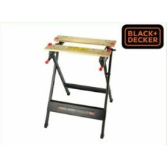 Black+Decker Workmate 301, Folding Workbench, Movable Wood Jaws. Metal Frame