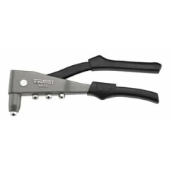 Teng Tools HR12 | Hand Rivet Gun + Nose Brushes for Rivets 2.4, 3.2, 4.0 & 4.8mm