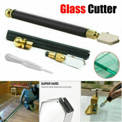 Professional Glass Cutter Oil Lubricated Cutters With Grip Carbide Precision